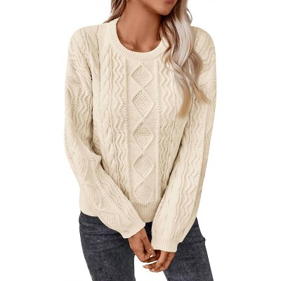 Women's Carabeth Knit Ribbed Sweater - Miss Sparkling