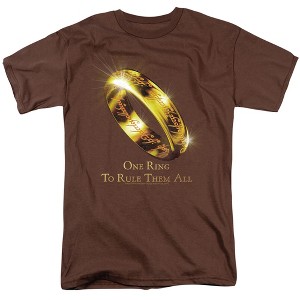 Lord Of The Rings One Ring To Rule Them All Adult T-Shirt - 1 of 4