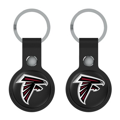 Keyscaper NFL NFC Teams Insignia Black Airtag Holder 2-Pack