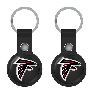 Keyscaper NFL NFC Teams Insignia Black Airtag Holder 2-Pack - 1 of 4