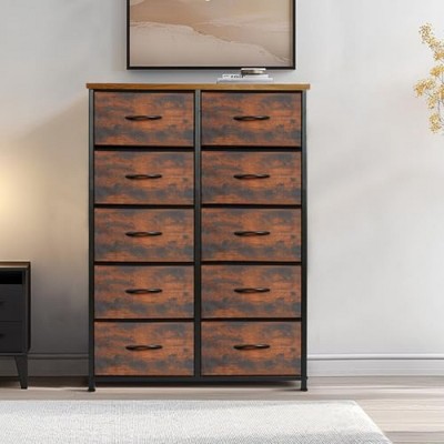FONTOI Decorative Storage Cabinets, Stylish Decorative Storage Cabinet that Enhances Both Form and Function, Brown, 31.5"*11.8"*44.12"
