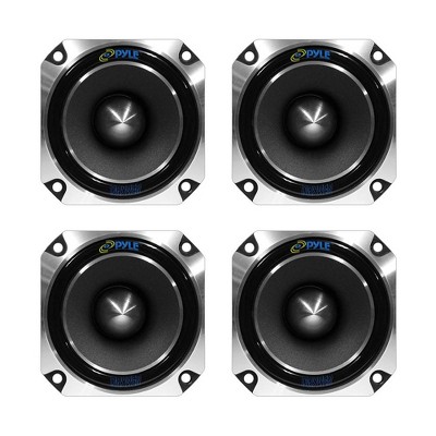 Pyle Ph391 Single 4 X 10-inch Midrange Vehicle Automotive Audio Tweeter  Horn Driver 200 Watt Peak Power And 8 Ohm Impedance, Black (2 Pack) : Target