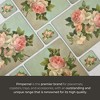 Pimpernel Antique Roses Coasters - Set of 6 (4” x 4”), Cork, Elegant Floral Design, Protects Surfaces from Spills, Easy to Clean - 4 of 4