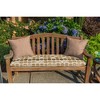 Casual Cushion Solid Sunbrella Fabric 1-Piece Indoor/Outdoor Square Throw Pillow - 2 of 4