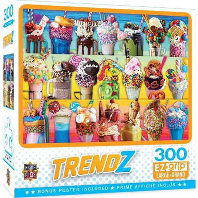 MasterPieces Inc Freakshakes 300 Piece Large EZ Grip Jigsaw Puzzle