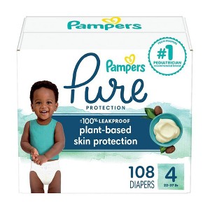 Pampers Pure Protection Diapers - (Select Size and Count) - 1 of 4
