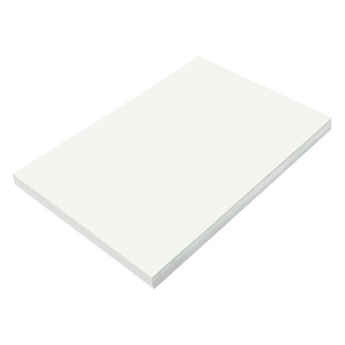 Prang Medium Weight Construction Paper, 12 X 18 Inches, White