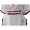 LA LEELA Women's Summer Bathing Suit Cover Ups Short Dresses Holiday Swimwear Mini Swim Suit for Women 1X-2X White, Solid - 3 of 3