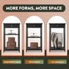 Side Table with Charging Station and USB Ports, Small End Tables for Small Spaces, 3-Tier Nightstand with Adjustable Shelf - 4 of 4