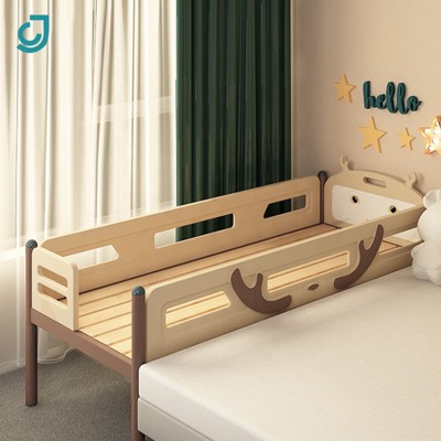 Factory Sales Bedroom Furniture Kindergarten Solid Wood With Slide Kids Bed
