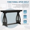 NicBex Rustic Console Table with Vintage legs, Narrow Entryway Table with Open Sturdy Shelf,Foyer Tables for Entryway,Living Room,Hallway - 4 of 4