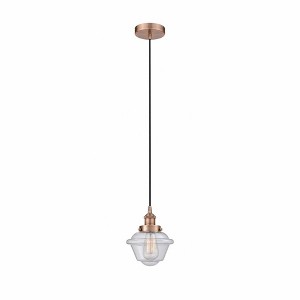Oxford - 1 Light Mini Pendant In Traditional Style-9.5 Inches Tall and 7.5 Inches Wide - 1 of 1