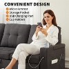TackView Couches for Living Room, 84'' L-Shaped Sectional Sleeper Sofa with Pull Out Bed, Comfy Sofa Bed (2-Parcel Sent) - 2 of 4