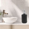 Unique Bargains Durable Cylinder Twill Lines Soap Dispenser 1 Pc - 2 of 4