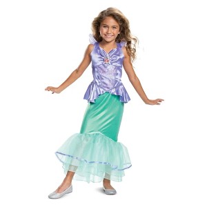 Child Disney The Little Mermaid Ariel Deluxe Costume - 1 of 4