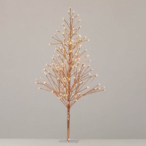 Sullivans Christmas Lighted Gold 4 ft. Tree, Indoor Christmas Decor - 1 of 3