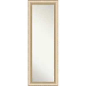 Amanti Art Elegant Brushed Honey Non-Beveled On the Door Mirror Full Length Mirror, Wall Mirror 52.75 in. x 18.75 in. - 1 of 4