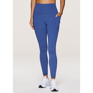 RBX Active Women's Tech Flex High Waisted Squat Proof Full Length Leggings with Pockets - 1 of 4