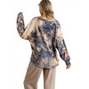 Women's Tie Dye Twisted Collar Sweater - umgee - 3 of 3