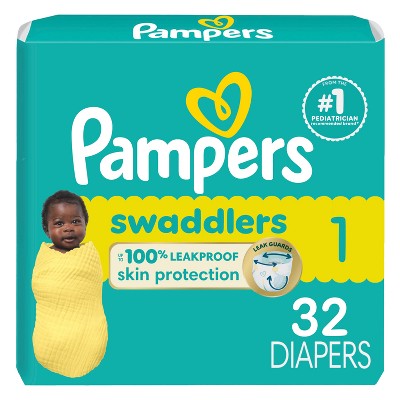 Pampers Swaddlers Sensitive Disposable Diapers - (Select Size and Count)