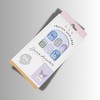 Kamio Japan Sanrio Characters Churun Press-On Nail Chip | Comes with a nail file and strong adhesive stickers - (Kuromi) - 2 of 3