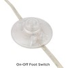 360 Lighting Cora Modern Industrial 72" Tall Arc Floor Lamp with Smart Socket Brushed Nickel White Drum Shade for Living Room Reading - 4 of 4