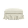 GlasFlength Ottomans and Benches Bedroom Bench Piano Bench Dining Bench Upholstered Bench for Living Room, White, 35.4"*22.2"*19.3" - 2 of 4