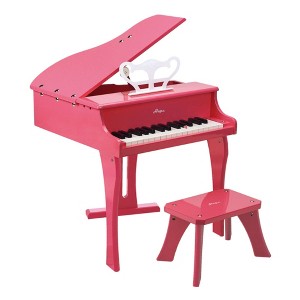 Hape Happy 30 Key Grand Piano with Bench in Pink, Preschool & Kids - 1 of 4