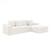 104" Cloud Corduroy L-Shaped Sectional Sofa with Chaise - 4 of 4