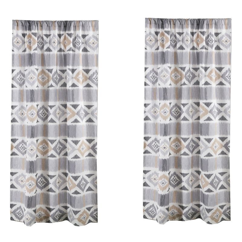 Santa Fe Lined Curtain Panel with Rod Pocket - Levtex Home, 2 of 4