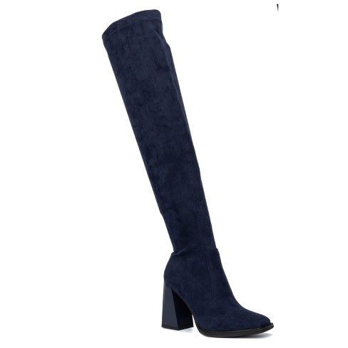 Torgeis Women's Sasha Tall Boot - 11, Navy : Target