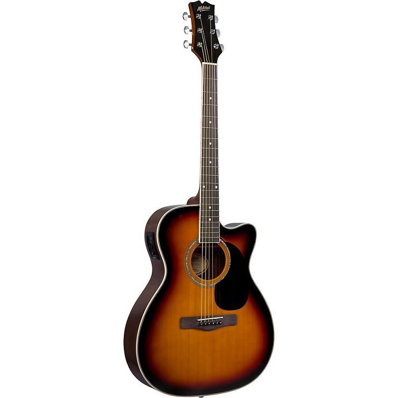 Mitchell O120CESB Auditorium Acoustic-Electric Guitar 3-Color Sunburst, 3 of 7