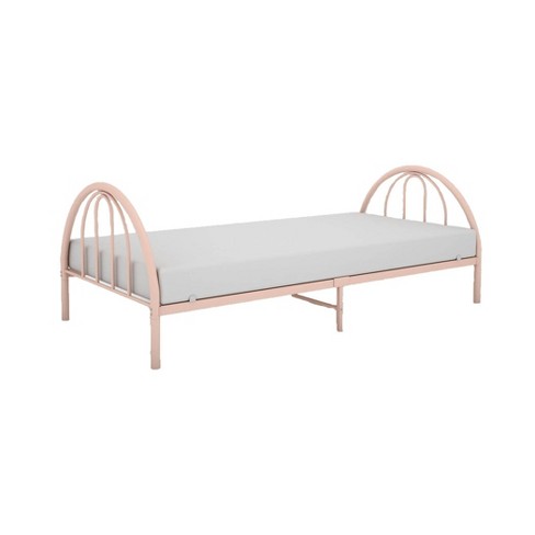 Twin Brooklyn Metal Bed Clay Bk, How To Hide Bed Frame Legs Minecraft