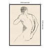 Amanti Art The Athlete by Roberto Moro Framed Canvas Wall Art - 4 of 4