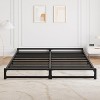 6-Inch Full Metal Bed Frame, Heavy Duty Platform with Steel Slat Support, Mattress Foundation, No Box Spring Needed, Noise-Free, Black - 3 of 4