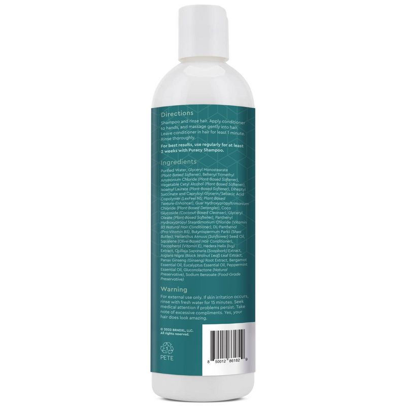 Puracy Conditioner for Fine, Medium, and Color Treated Hair with Citrus & Mint, 3 of 5