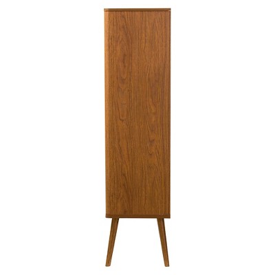 Ellingham Compact Walnut Brown Sideboard with Splayed Legs