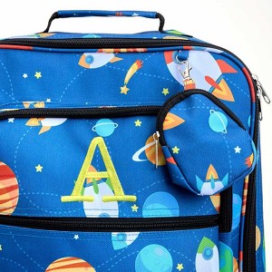 The Lakeside Collection 3-Pc. Kid's Monogrammed Space-Themed Luggage Sets - 1 of 4