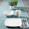Gibson Home Zen Buffet (Service for 8) 24 Piece Plates and Bowls Porcelain Solid Color Dishes Ceramic Dinnerware Set - White - 4 of 4