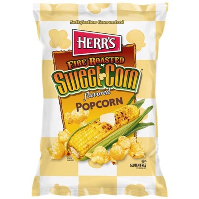 Herrs Fire Roasted Sweet Corn Flavored Popcorn - 0.625 Oz Bag (Pack of 10)