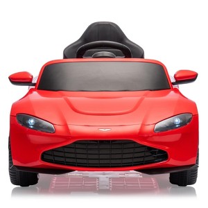 Ride on Sports Car for Kids, Licensed Aston Martin Battery Powered Car, 12V Toddles Ride on Toy for Boys Girls - 1 of 4