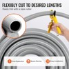 VEVOR 1-Inch Flexible Electrical Conduit, 100 ft, PVC Liquid-Tight Conduit Non-Metallic with 5 Straight and 5 90-Degree Conduit Connector, Grey - 4 of 4