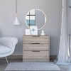 NicBex 3 Drawers Dresser for Bedroom,Modern Style Wooden Drawers with Black Handle,Dressers for Kids Room,Living Room,Entry and Hallway - 2 of 4