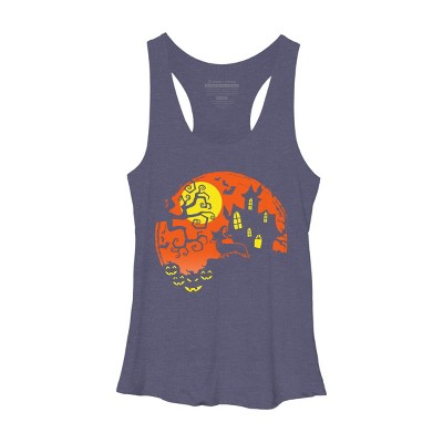 Women's Design By Humans Funny Dachshund Dog Lovers Gifts Halloween Party Costume Gift By lukesstore Racerback Tank Top