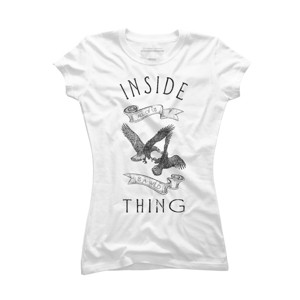 Junior's Design By Humans Inside All Of Us Is A Wild Thing By magdadesign T-Shirt - 1 of 3