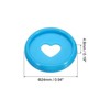 Unique Bargains Plastic DIY Notebook Planner Heart Book Binding Discs 22 Pcs - 2 of 4