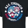 Women's - Dr. Seuss - All Things Red White And Blue Cropped Graphic T-Shirt - 2 of 4