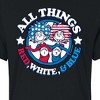 Women's - Dr. Seuss - All Things Red White And Blue Cropped Graphic T-Shirt - image 2 of 4