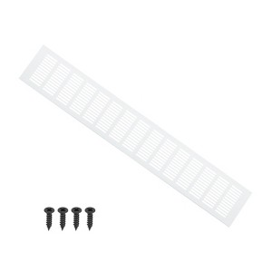 Unique Bargains Aluminum Rectangle Mesh with Mounting Screw Cabinet Air Vent Cover - 1 of 4