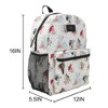 Disney Princess Characters All-Over Print 16” White Backpack - 4 of 4
